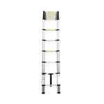 2.8m Thickened Aluminum Alloy Bamboo Ladder Aluminum Alloy Thickened Folding Ladder Joint Aluminum Ladder Engineering Ladder