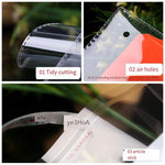 15 Bags OPP Storage Bag Self-adhesive Clothing Packaging Self Sealing 4 * 6cm Transparent 500 Pieces/Bag