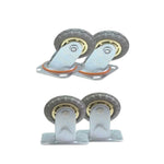 6 Inch Directional Wheel 2 And Universal Wheel 2 Wheelbarrow Caster Rubber Wheel Silent Wheel Directional Wheel Trailer Universal Wheel