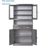 201 Stainless Steel Medicine Cabinet Erdouxi Tool Cabinet Storage Instrument Display YYS-BXG-061