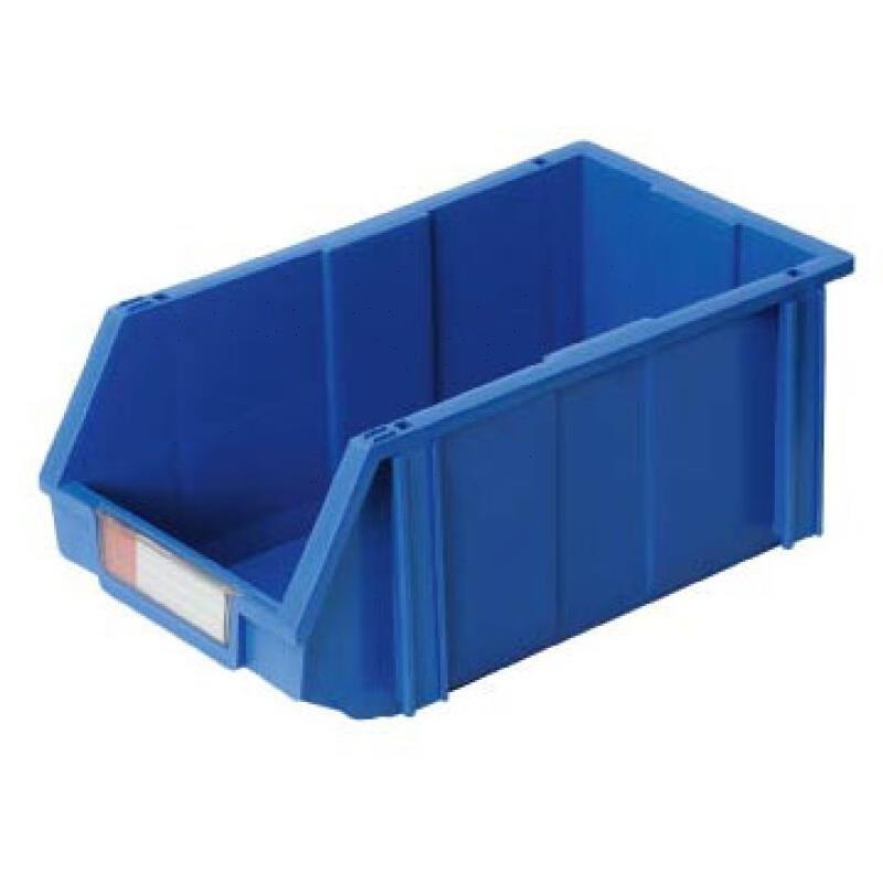 6 Pieces PP Group Vertical Parts Box 150 × 240 × 120mm Blue Parts