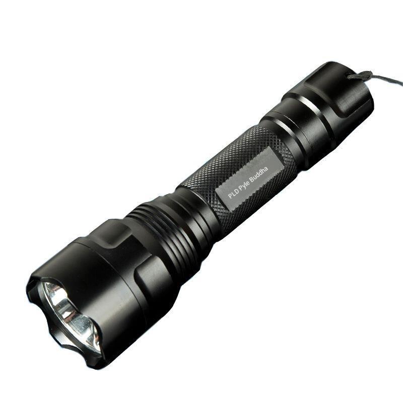 Led Rechargeable Flashlight Strong Light Remote Flashlight 3w Portable Outdoor Strong Light Flashlight Black (including Battery + Charger)