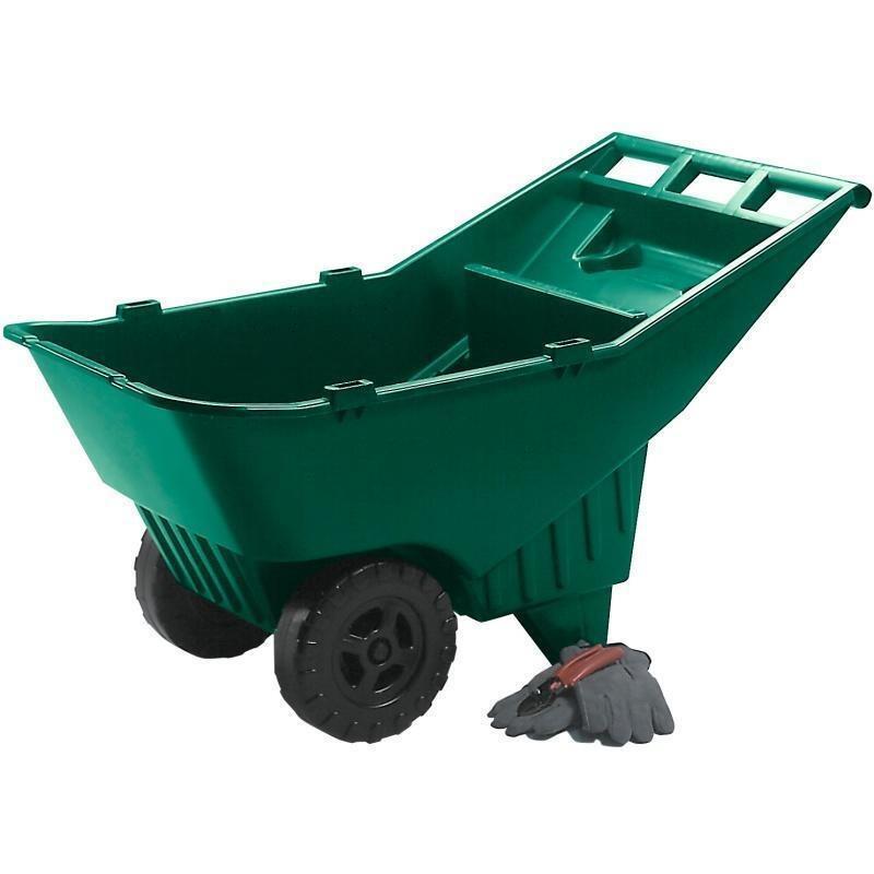 Multipurpose Lawn and Garden Cart Garden Dump Cart,Green