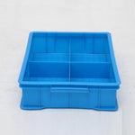 6 Pieces Plastic Turnover Box Partition Box Material Box Hardware Tool Box Parts Multi Cell Box Plastic Box Screw Box Four Cell Box 372 * 276 * 80mm