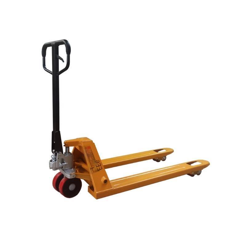 5t Manual Hydraulic Forklift Welding Pump Width 680mm for Warehouse Building Site Freight Yard