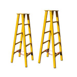 2m Thickened Folding Miter Ladder Double Side Fork Ladder