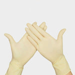 Disposable Gloves Latex Gloves With Elastic Anti Slip Inspection Gloves Isolation Labor Protection Industrial Gloves Disposable Nitrile Gloves 100/Pack