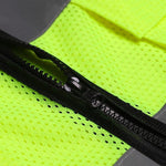 6 Pieces Mesh Reflective Vest Safety Vest with 4 High Visible Reflective Strips Construction Engineering Traffic Sanitation Safety Warning Clothes