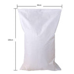 50 Pieces Moisture Proof And Waterproof Woven Moving Bag Snakeskin Express Parcel Packing Loading Cleaning Garbage 60 * 100 White