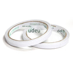 6 Pieces Cotton Paper Double Sided Tape 9mm * 9100mm * 80um (White) (32 Rolls / Bag)