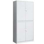 Factory Communication Double Section Data Storage Cabinet Thickened Cold Rolled Steel Storage Cabinet 1800 * 850 * 390mm