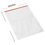 6 Pieces 3026 Self Sealing Bag (transparent) - No.7 (100 Pieces / Bag) 200x140mm 0.04mm