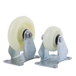 Caster Wheels Set of 4, 5-Inch Nylon Caster Silent  Wheel  for Moving Furniture Table Rotate 360 degrees