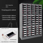 Drawer Type Parts Cabinet For Storing Multi-functional Bills Material Tool Cabinet Transparent Thickened 75 Draw No Door