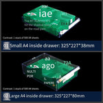 Drawer Type Tool Cabinet Thickened Metal Component Customized Parts Sample Lock 24 Draw Parts Cabinet [with Transparent Medium Drawer]