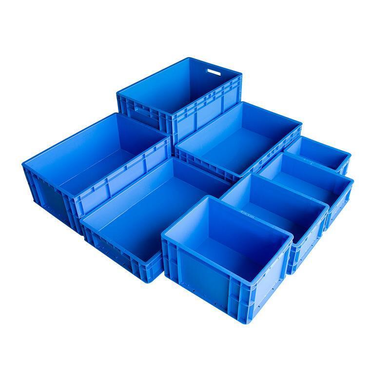 400 * 300 * 230mm Plastic Turnover Box Logistics Transfer Box  Warehouse Workshop Plastic Box Transportation Storage Box 4322 Boxes  (blue)