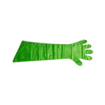 10 Boxes 90cm 50 Pieces / Box Disposable  Gloves Tear Resistant And Leakage Proof Elongated PE Green Gloves