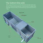 Large Turnover Box EU4622 Turtle Tank Rectangula Special Tank Drying Large Breeding Box Bottom Discharge