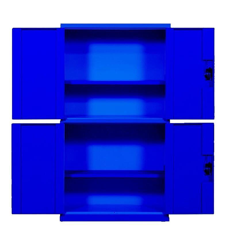 Blue Four Door 1800 * 1000 * 500mm Heavy Hardware Tool Cabinet Thickened Iron Cabinet Tool Storage Cabinet With Drawer