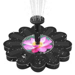 Solar Fountain Floating Fountain Lotus Leaf Solar Floating Water Spray Fountain Mini Outdoor Pond Fish Pond Lotus Plate Without Battery