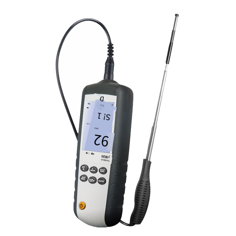 DT-3880 Telescopic Hot Wire Anemometer 0.1-25m/s Air Volume Thermometer Usb Thermal Anemometer Lithium Battery Charging Model