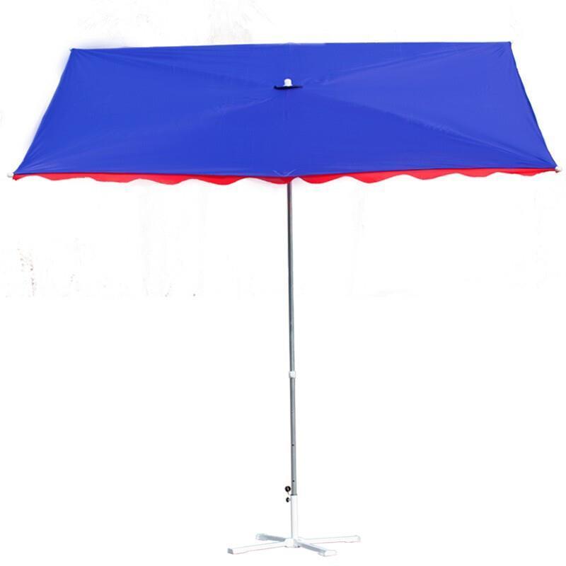 Large Umbrella Stall Umbrella Wind And Rain Proof Sunshade Large Outdoor Stall Umbrella Square Courtyard Umbrella 2x1.5m
