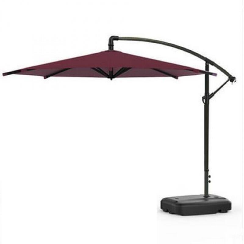 Outdoor Umbrella Big Sun Umbrella Courtyard Umbrella Security Umbrella Outdoor 3 M Wine Red Official Standard