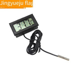 15 Pieces Electronic Thermometer Digital Fish Tank Refrigerator Water Temperature Meter With Waterproof Probe Black