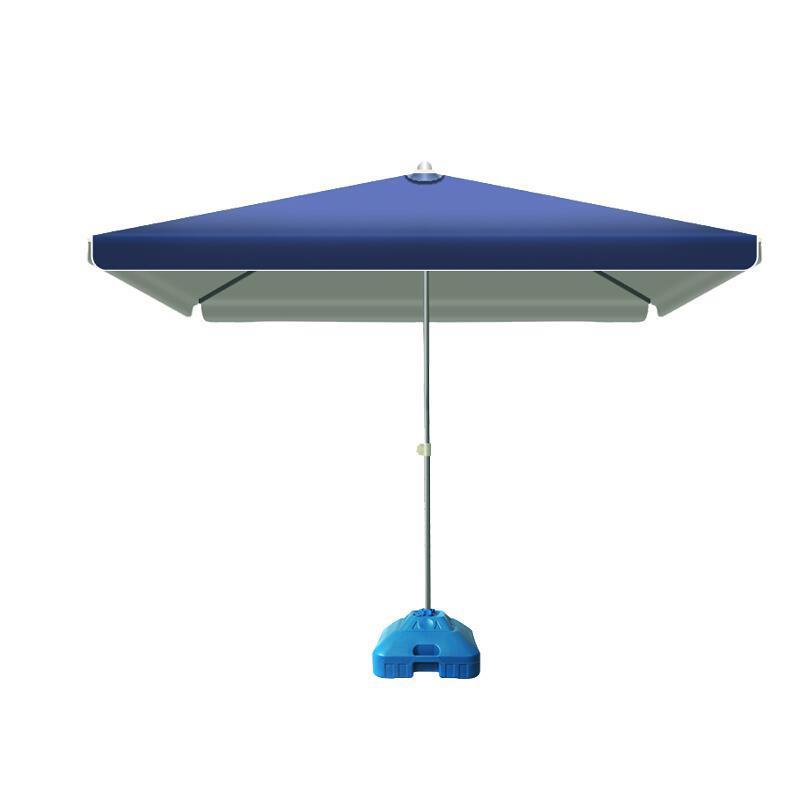 Outdoor Sunshade Large Outdoor Stall Square Sunshade Large Super Large Courtyard Umbrella Blue 2m * 2m