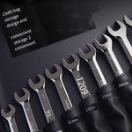 Box Spanner Set Solid Ratchet Hardware Tool 8-19mm12 Piece Set