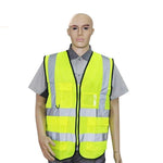 6 Pieces Reflective Vest / Environmental Protective Vest / Fluorescent Vest Protective Clothing