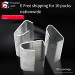 10 Bags 150 Pieces/Bag Plastic Steel Packaging Buckle Clip Pet Sheet Metal