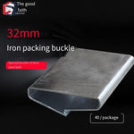 6 Pieces 32mm Sheet Metal Packing Buckle Steel Belt Sheet Metal