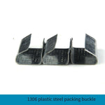 6 Pieces PET Plastic Steel Belt Packing Buckle Iron Sheet Packing Buckle Manual Belt Packing Buckle