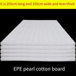 EPE Pearl Cotton Pad Shock Pad Foam Long 205cm Width 105cm Thickness 4cm Pearl Cotton Foam Packaging Cotton Sheet