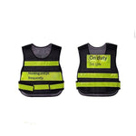 6 Pieces Reflective Clothing Night Work Reflective Clothing Road Duty Reflective Vest Wine Inspection Security Duty Reflective Vest