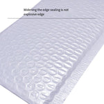 282 Pieces White Matte Film Bubble Bag Pearl Film Envelope Express Bag Waterproof Bag Envelope Bag 17 * 21 + 4cm