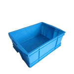 Thickened Plastic Box Durable Fall Resistant Rectangular Turnover Basket Blue