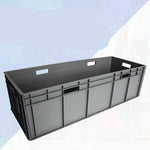 Large Plastic Industrial Warehouse Turnover Box Rectangular Packing Turnover Box 1000 * 400 * 280 mm Gray