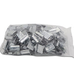 6 Packs Manual Plastic Belt Buckle Packing PET Steel Galvanized Sheet Iron 1608 (200 Pieces In A Pack)