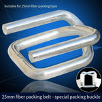 20 Pieces Polyester Fiber Packing Buckle Fiber Buckle Flexible Fiber Belt Packing Buckle 25mm Whole Box