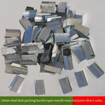 6 Pieces 19mm Steel Belt Packing Buckle Steel Belt Packing Buckle Steel Belt Packing Buckle Steel Belt Packing Buckle