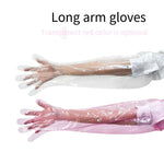 Disposable Long Arm Gloves For Animals Long Sleeve With 85cm Long 500 Pieces Of Thickened And Lengthened Breeding Equipment Disposable Long Arm Gloves