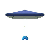 Sun Umbrella Large Outdoor Stall Square Sunshade Courtyard Commercial Sunscreen Umbrella Big Red 2m * 2m