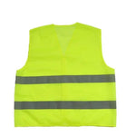 15 Pieces Fluorescent Yellow Reflective Vest Environmental Protection Warning Safety Reflective Vest Reflective Work Clothes