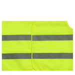 15 Pieces Fluorescent Yellow Reflective Vest Environmental Protection Warning Safety Reflective Vest Reflective Work Clothes