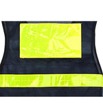 10 Pieces Black Mesh Reflective Vest Travel Safety Warning Green Clothes Reflective Vest Reflective Vest Safety Clothing (Printable) Black Mesh Reflective Vest