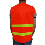 15 Pieces Reflective Vest Safety Reflective Vest For Sanitation Worker Road Construction Traffic Duty Road Administration Work Clothes