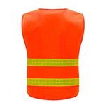 15 Pieces Reflective Vest Safety Reflective Vest For Sanitation Worker Road Construction Traffic Duty Road Administration Work Clothes
