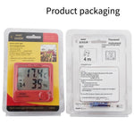 6 Pieces Temperature And Humidity Meter Mini Household Calendar With Alarm Clock